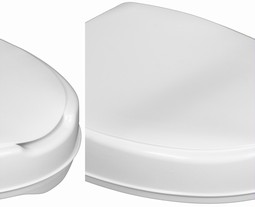 Toiletforhøjer med låg, 3 forskellige højder Toiletforhøjer med låg, 3 forskellige højder