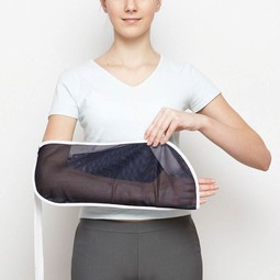 armslynge til arm i fintmasket net - klik for at se billedet i fuld størrelse - åbner i nyt vindue armslynge til arm i fintmasket net