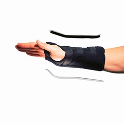 Håndledsbandage neopren med 2 skinner og 4 velcrolukning