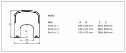 Bord til Delfi Pro siddesystemer