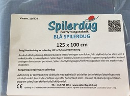 Spilerdug Enkeltstykke stiv farve blå Spilerdug Enkeltstykke stiv farve blå