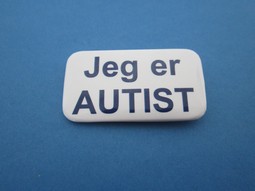 Badge med nål - Autist Badge med nål - Autist