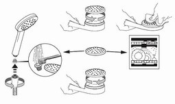 HANSAMEDIPRO FLEX - 360 gr drejelig håndbruser