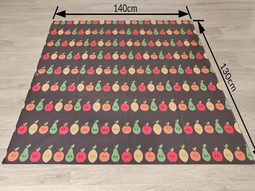 Vandtæt stænkmåtte til gulvet 130 x 140 cm