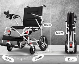 Airgo X1 Kolibri - sammenklappelig elektrisk kørestol