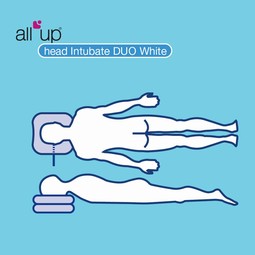 All Up Head Intubate DUO White - trykaflastende hovedpude