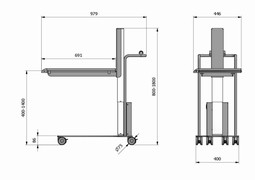 Rullebord/løftevogn/lift, MORE