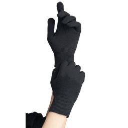 ReflexWear tynde handsker med fingre - sort