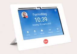 b-near. Videoopkald, demenstelefon, foto, video, demensur - klik for at se billedet i fuld størrelse - åbner i nyt vindue b-near. Videoopkald, demenstelefon, foto, video, demensur