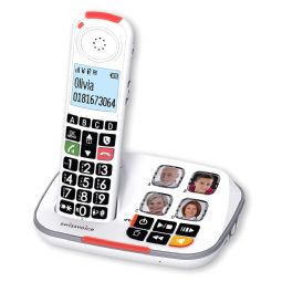 Swisssvoice Xtra 2355 - eksempel fra produktgruppen trådløse fastnettelefoner Swisssvoice Xtra 2355 - eksempel fra produktgruppen trådløse fastnettelefoner