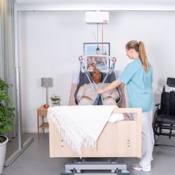 Molift Duo fritstående skinnesystem til loftlift