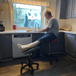 Benstøtte på hjul