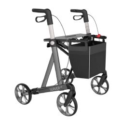 Server HD (Heavy Duty) rollator med soft hjul (PU) Server HD (Heavy Duty) rollator med soft hjul (PU)