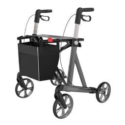 Server HD (Heavy Duty) rollator med soft hjul (PU) - klik for at se billedet i fuld størrelse - åbner i nyt vindue Server HD (Heavy Duty) rollator med soft hjul (PU)