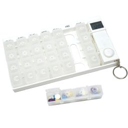 Pilleæske med timer - Nøglering