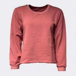 Sweatshirt med overfald Sweatshirt med overfald