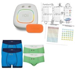 Trådløs enuresis alarm - klik for at se billedet i fuld størrelse - åbner i nyt vindue Trådløs enuresis alarm