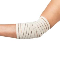 Bandage til albue  - eksempel fra produktgruppen tape og bandager der stimulerer kropskontrol og kropsbevidsthed