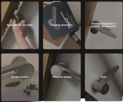 TWO Dørgreb med Kombi-Funktion til Omvandrende adfærd - klik for at se billedet i fuld størrelse - åbner i nyt vindue TWO Dørgreb med Kombi-Funktion til Omvandrende adfærd