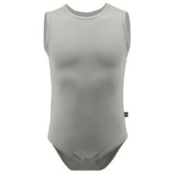 Bodystocking uden ærmer til voksne - Sort, blå, grå