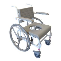 Bade/toiletstol M2 m. drivhjul Bade/toiletstol M2 m. drivhjul