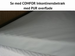 SAFE Med trykfordelende Topmadrasser,ROSA-GRÅ, OVERVÆGT 80-130kg