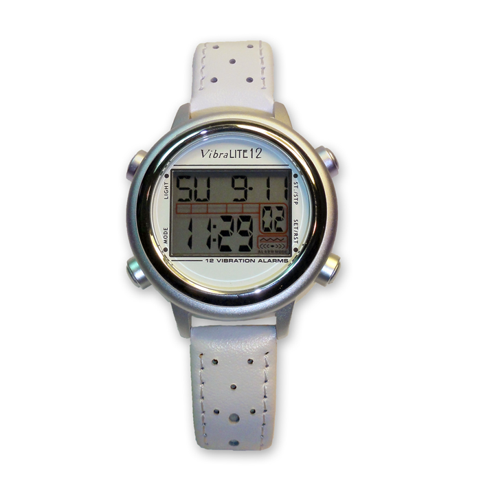 VibraLITE 12 vibrating alarm watch for adults from Astrid Leisner & Sn ApS  - AssistData