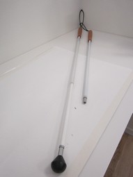 Mobility cane, German, 2-section, telescoping Mobility cane, German, 2-section, telescoping