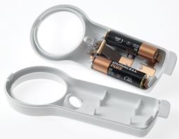 Coil LED Illuminated pocket Magnifier - click to see picture in full size - opens new window Coil LED Illuminated pocket Magnifier