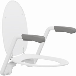Support arms for mounting on toilet Support arms for mounting on toilet