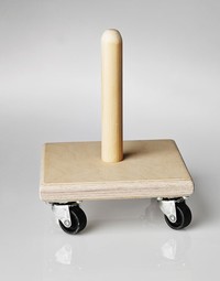 Roller skate in wood Roller skate in wood