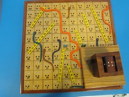 Snakes and Ladders, tactile game Snakes and Ladders, tactile game