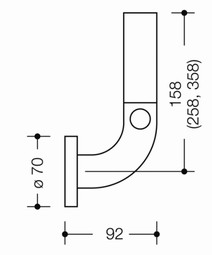 HEWI Spare roll holder
