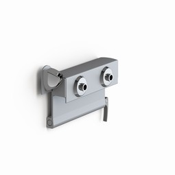 Shower mixer bracket, sideways adustable - example from the product group shower fittings Shower mixer bracket, sideways adustable - example from the product group shower fittings