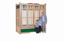 Hannah 135 high cot - click to see picture in full size - opens new window Hannah 135 high cot