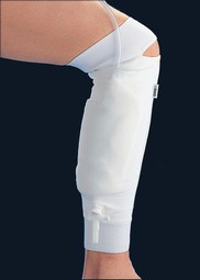 Lægfikseret urinposeholder Lægfikseret urinposeholder