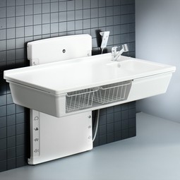 Nursing table, height adjustable (low start height) Nursing table, height adjustable (low start height)