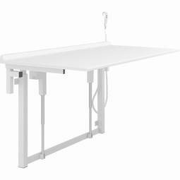 Nursing table, height adjustable