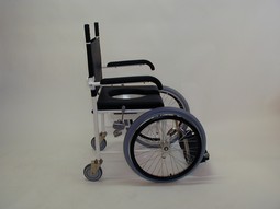 BUZZ Commode & Shower Chair, self-propelled