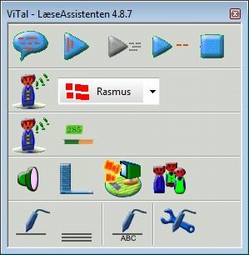 ViTal - oplæsning i Windows og på Internet - example from the product group screen readers without word processing support ViTal - oplæsning i Windows og på Internet - example from the product group screen readers without word processing support