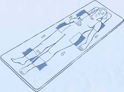 Soft-Lift cushions for surgical patients, pressure relief, 2 pcs