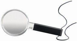 Biconvex hand-held magnifiers