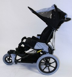 Wheelchair jogger with Activator dynamic seating for active children