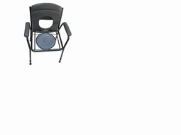 Padded commode chair - click to see picture in full size - opens new window Padded commode chair