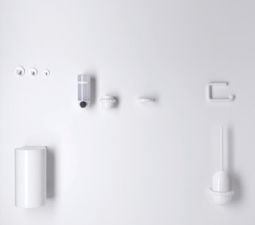 HEWI Toilet roll holder - click to see picture in full size - opens new window HEWI Toilet roll holder