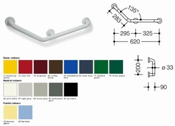 HEWI L-shaped support rail - 135 degrees (801-series)