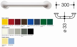 HEWI Support rail - 300 mm (801-seris)