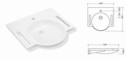 HEWI Washbasin, small (950-series) HEWI Washbasin, small (950-series)