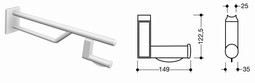 HEWI Upgrade kit toilet roll holder