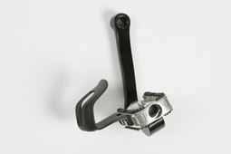 Pedal with toe clips and counterweight Pedal with toe clips and counterweight